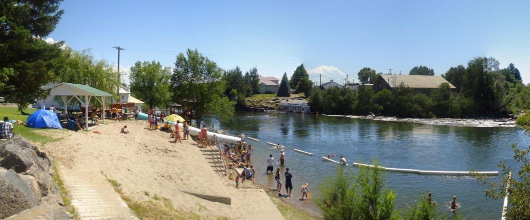 panorama of the Sandbar in St. Anthony