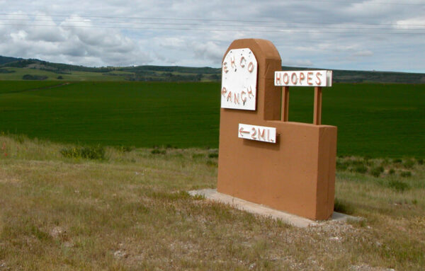 Ehco Ranch Sign