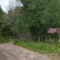 Packsaddle-Lake-Sign