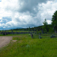 Sharp Right Turn at Corrals