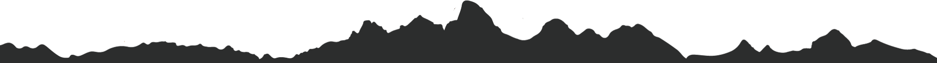 black solhouette of Tetons