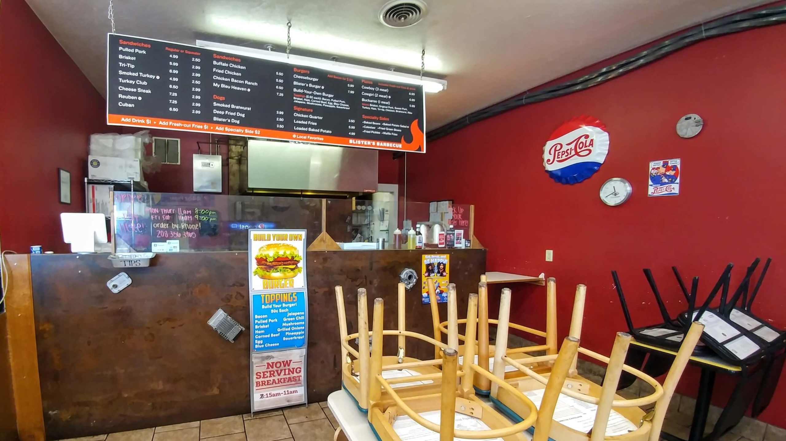 Blister's BBQ Rexburg Online