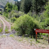 Lewis and Clark Byway Road and Sign