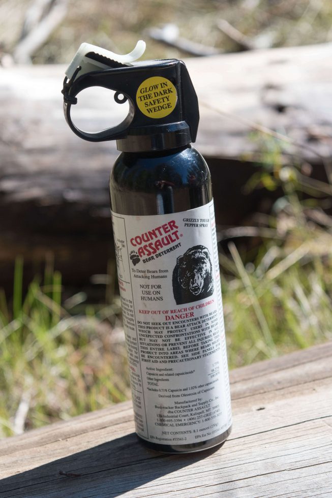 can of bear spray