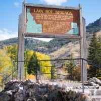 Lava Hot Springs Sign