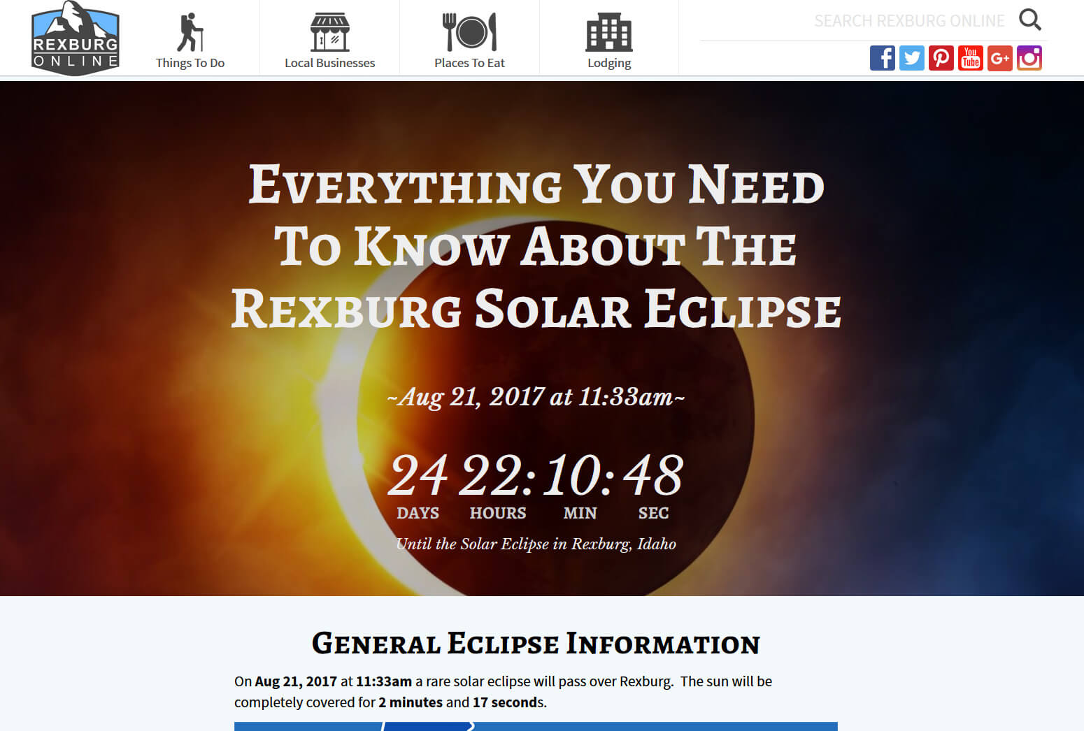 Everything you need to know about the Rexburg Solar Eclipse