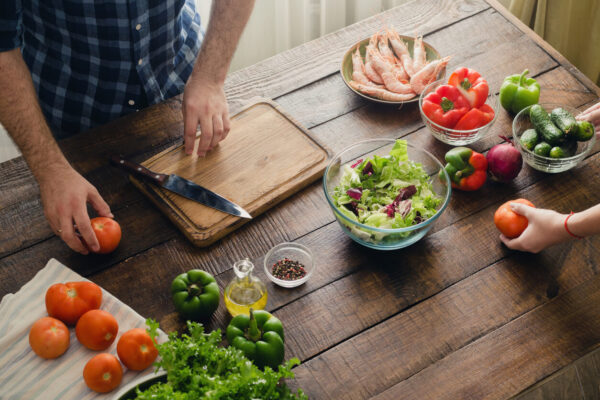 cook a romantic dinner