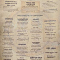 Lunch and Dinner Menu