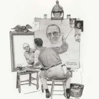 Norman Rockwell Painting