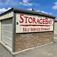 storage bay sign.